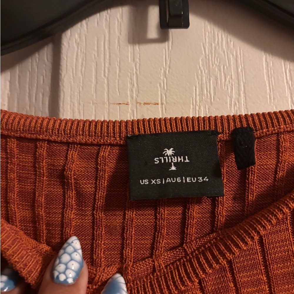 Thrills Rust Mini Dress